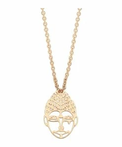 Ginette NY Collier Mini Buddha Or Rose