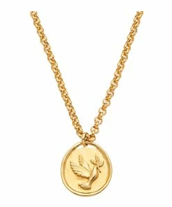 LES FÉLICITÉS Collier Médaille Colombe