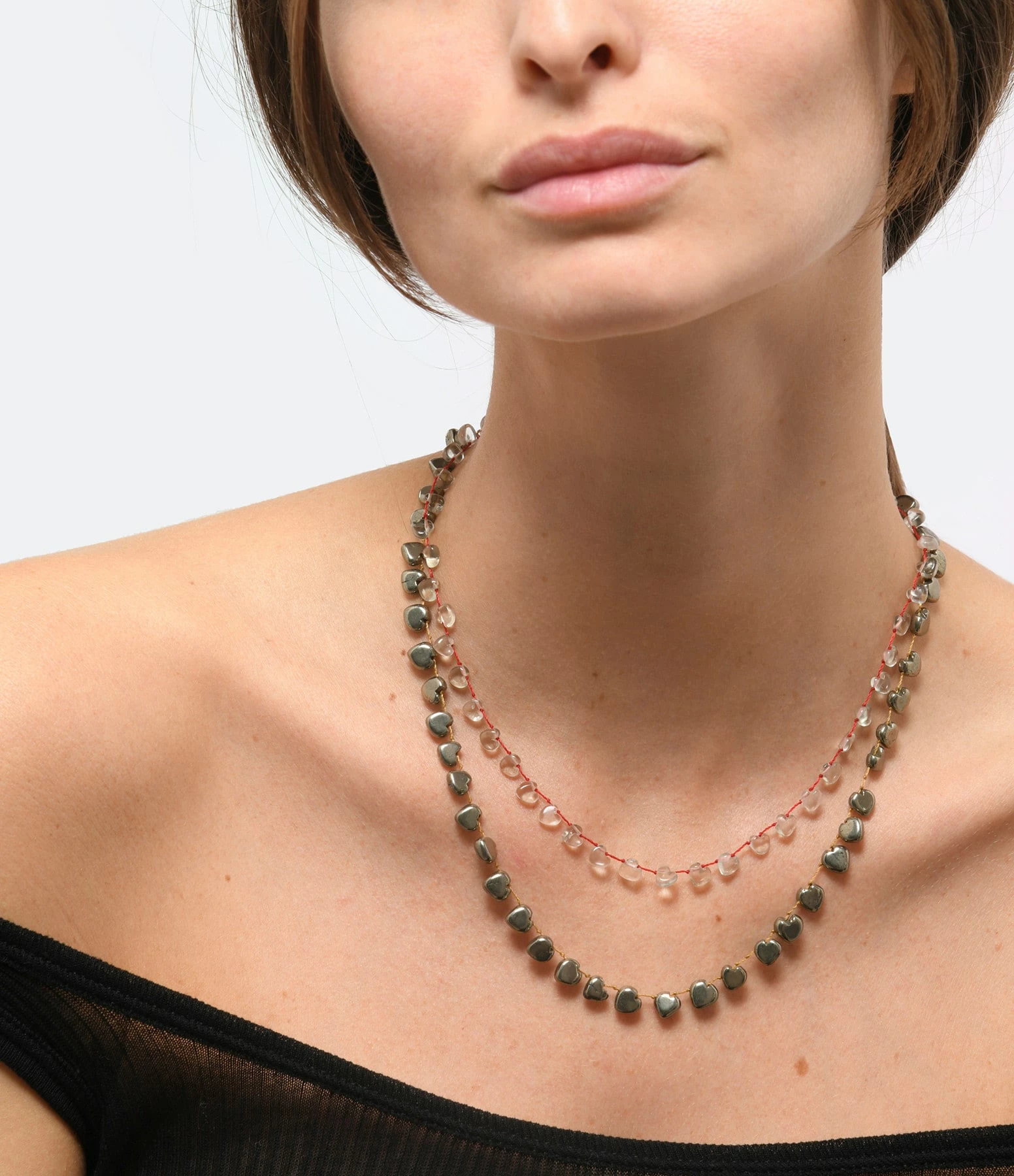 MON PRECIEUX GEM Collier Cœur Améthyste Vert 4 MON PRECIEUX GEM Collier Cœur Améthyste Vert – Image 2