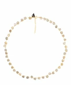 MON PRECIEUX GEM Collier Cœur Labradorite