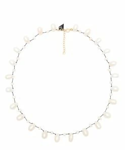 MON PRECIEUX GEM Collier Goutte Perle Naturelle D'Eau Douce Bleu