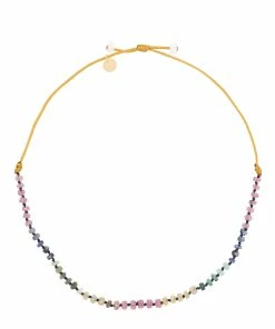 MON PRECIEUX GEM Bracelet Cheville Candies Saphir Multi Cordon Mout