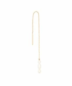 MON PRECIEUX GEM Boucle D'oreille Courte Rand Perle Eau Douce (vendue à L'unité)