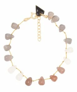 MON PRECIEUX GEM Bracelet Goutte Pierre De Lune Multicolore