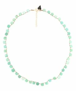 MON PRECIEUX GEM Collier Poire Chrysoprase