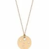 Ginette NY Collier Milky Way Mini Disc Or Rose -Boutique Gigi Clozeau mwd001 1