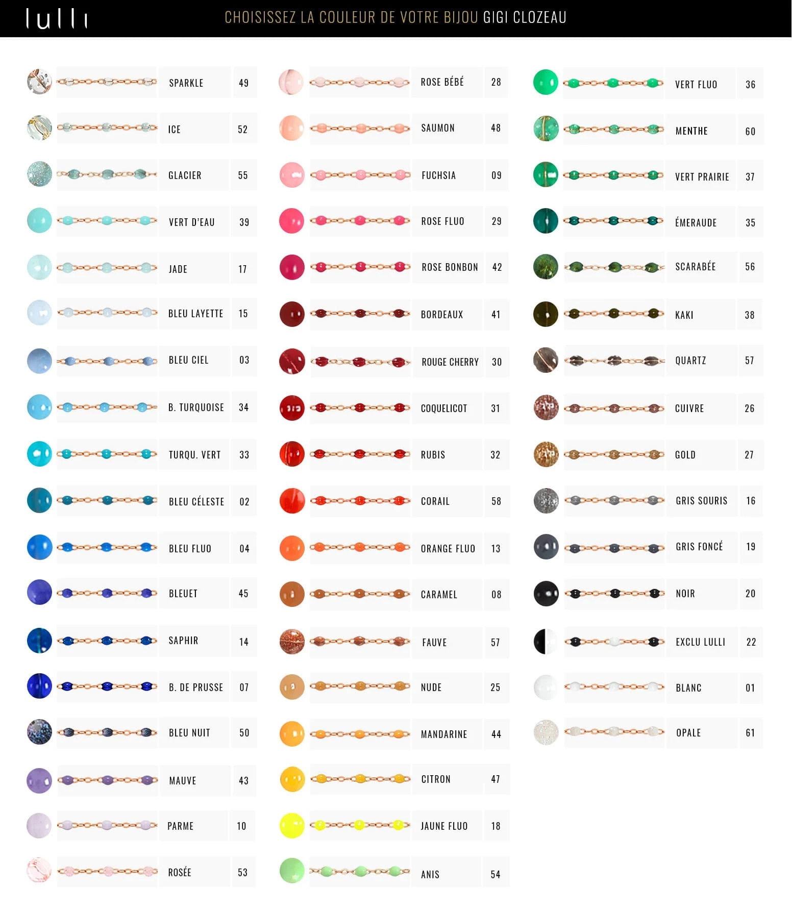 GIGI CLOZEAU Collier Perles Résine Fleur Diamant Or Rose – Image 6