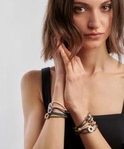 OMEN PARIS Bracelet Valentino Acier Rose -Boutique Gigi Clozeau omenv look20221207 228