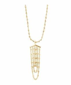 CHARLET Collier Diamantée 3 Chaînes Or Jaune, Exclusivité Lulli