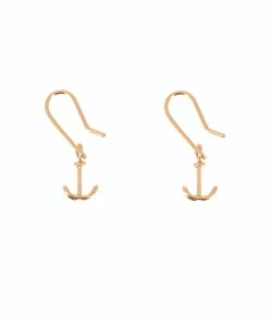 ATELIER PAULIN Boucles D'oreilles Dormeuses Ancre Gold Filled, Collection Charms