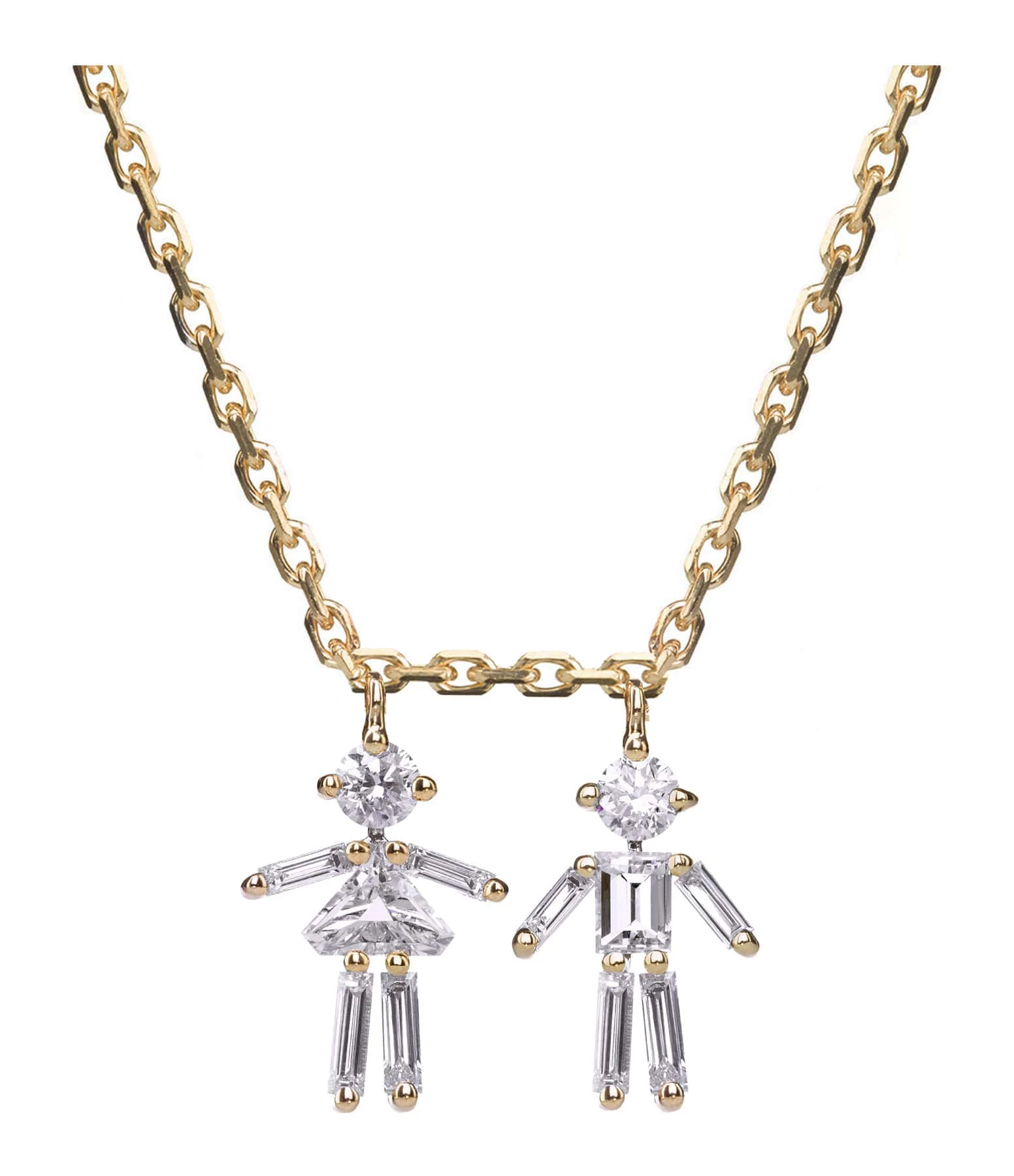 LITTLE ONES Collier Emblématique Fille Garçon Or Jaune Diamants 3 LITTLE ONES Collier Emblématique Fille Garçon Or Jaune Diamants