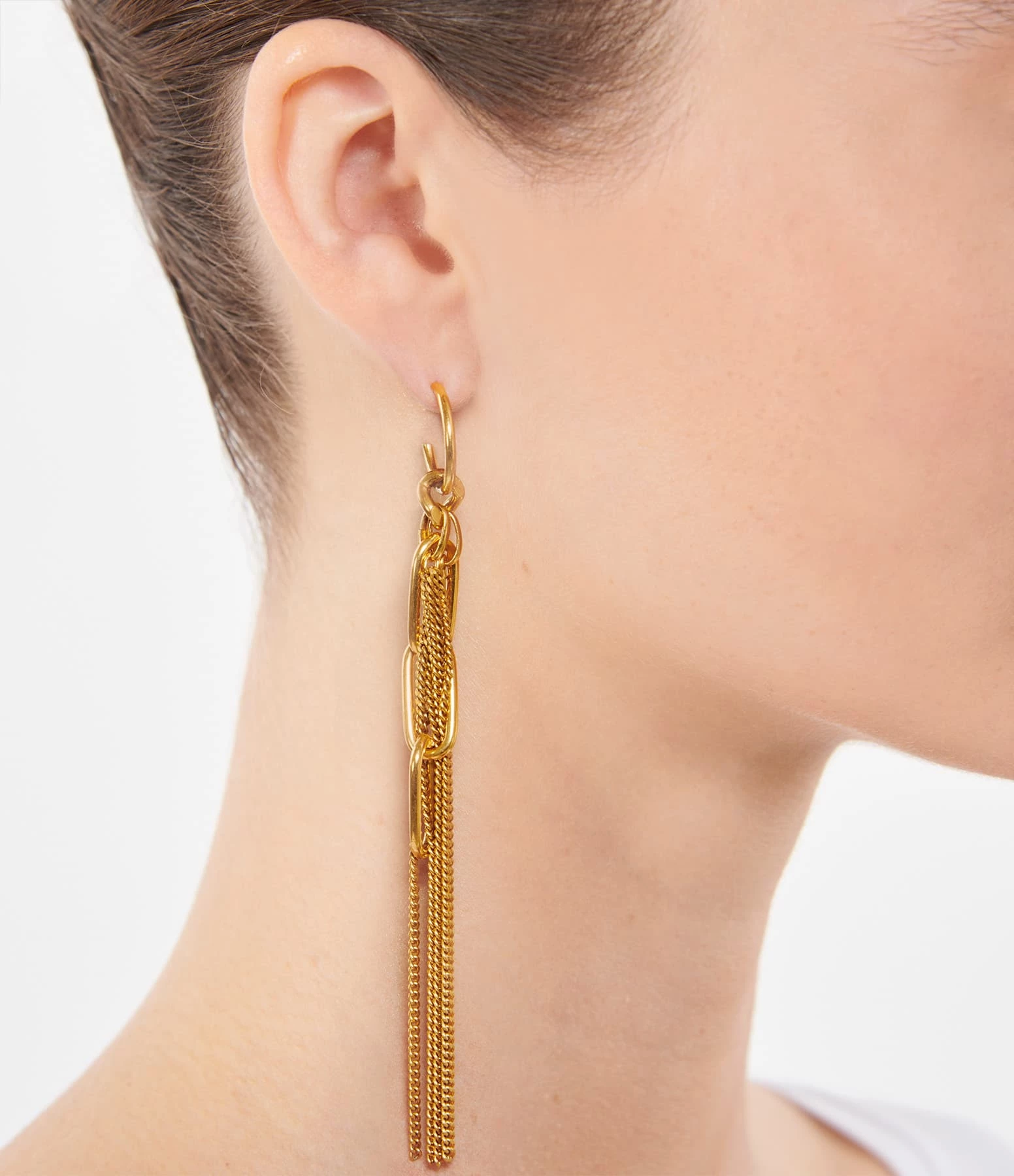 PERRINE TAVERNITI Boucles D'oreilles Ramey Doré 4 PERRINE TAVERNITI Boucles D'oreilles Ramey Doré – Image 2