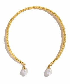 Pamela Love Collier Gouttes Perles Doré