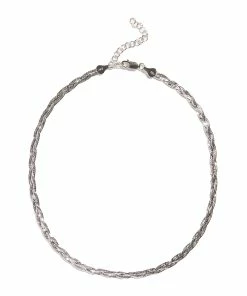 Pamela Love Collier Chevrons Fin Argent