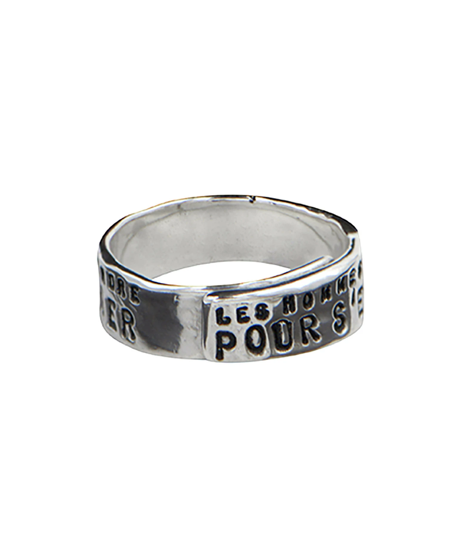 SERGE THORAVAL Bague Fine Les Hommes Argent 6 SERGE THORAVAL Bague Fine Les Hommes Argent – Image 4