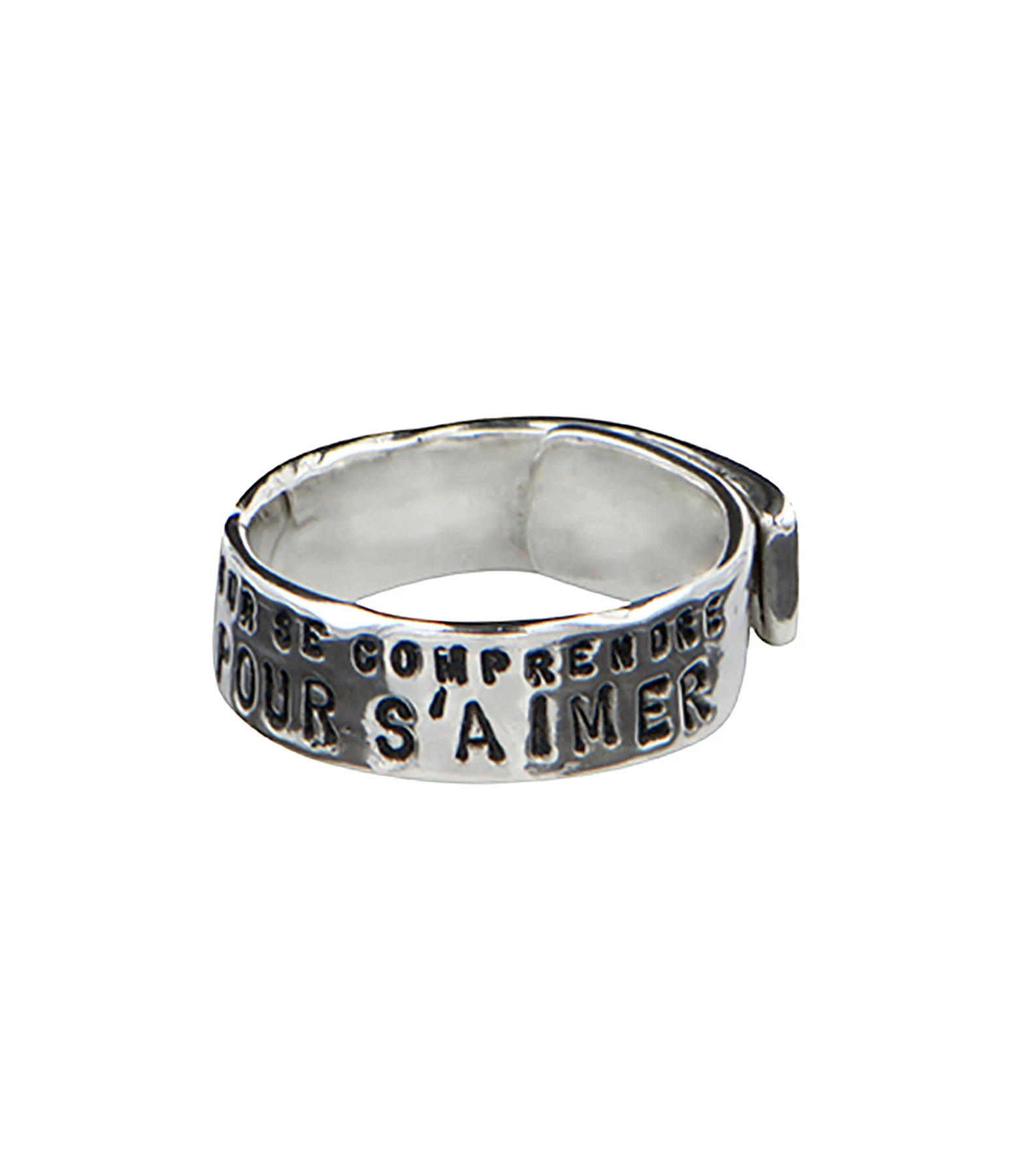 SERGE THORAVAL Bague Fine Les Hommes Argent 3 SERGE THORAVAL Bague Fine Les Hommes Argent