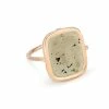 Ginette NY Bague Antique Pyrite Or Rose