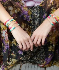 ATELIER PAULIN Bracelet Medina Love Corail Rose Gold Filled, Collection Marrakech -Boutique Gigi Clozeau re 061 2