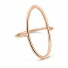 Ginette NY Bague Ellipses & Sequins Or Rose -Boutique Gigi Clozeau rel1
