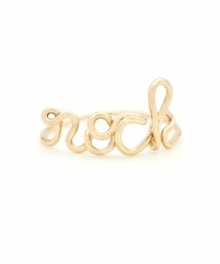 ATELIER PAULIN Bague Originale Rock Gold Filled Jaune