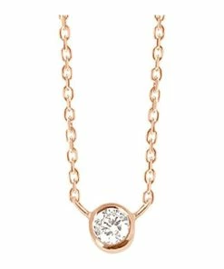 VANRYCKE Collier One Diamant Or Rose