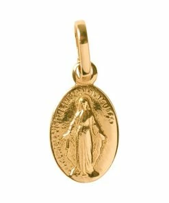 GIGI CLOZEAU Pendentif Médaille Madone GM Or