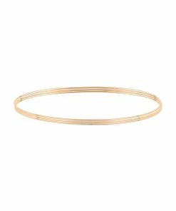 Ginette NY Set 3 Joncs Circles Or Rose