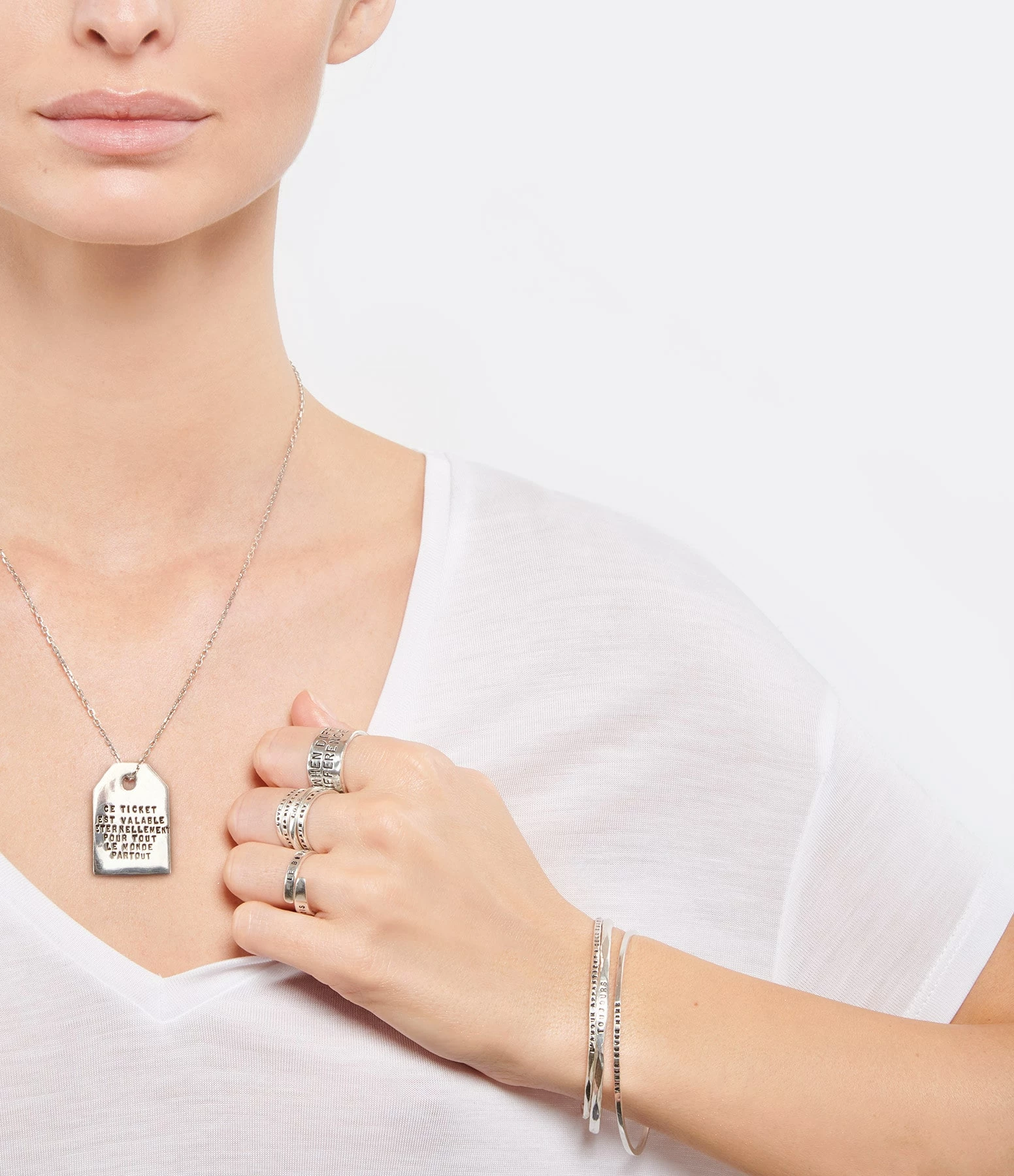 SERGE THORAVAL Bague Love Argent 7 SERGE THORAVAL Bague Love Argent – Image 5