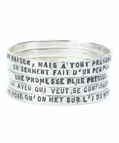 SERGE THORAVAL Manchette Edmond Rostand Rangs Épais Argent