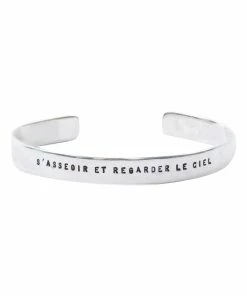 SERGE THORAVAL Jonc S'asseoir Et Regarder Le Ciel Argent