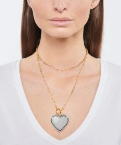 SHAKER JEWELS Sautoir Cœur GM Argent Doré 8 SHAKER JEWELS Sautoir Cœur GM Argent Doré -Boutique Gigi Clozeau shake look20220103 173