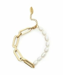 SHAKER JEWELS Bracelet Iris Perles Argent Doré