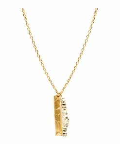 LSONGE Collier Shine Hématite Argent Doré