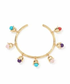 Aurélie Bidermann Jonc Lily Of The Valley Turquoise