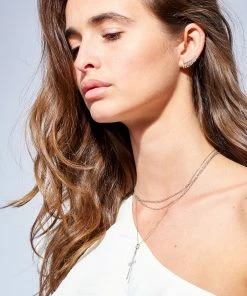 STONE PARIS Boucle D'oreille Talitha Montante Diamants (vendue à L'unité) -Boutique Gigi Clozeau stone look20180417 150 1