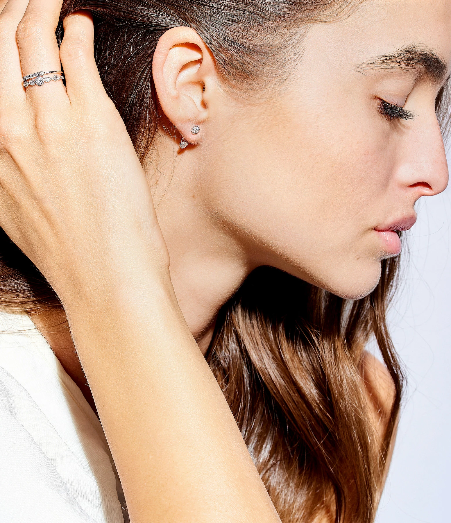 STONE PARIS Bague Simple Swan Or Diamants 9 STONE PARIS Bague Simple Swan Or Diamants – Image 7
