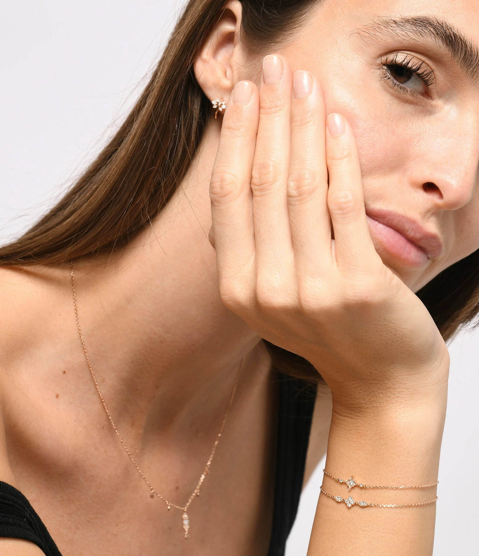 STONE PARIS Bracelet Fleurs Du Mal Or Rose – Image 2