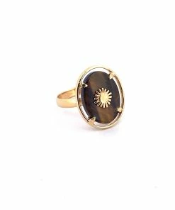 VADI JEWELS Bague Sunstone œil De Tigre