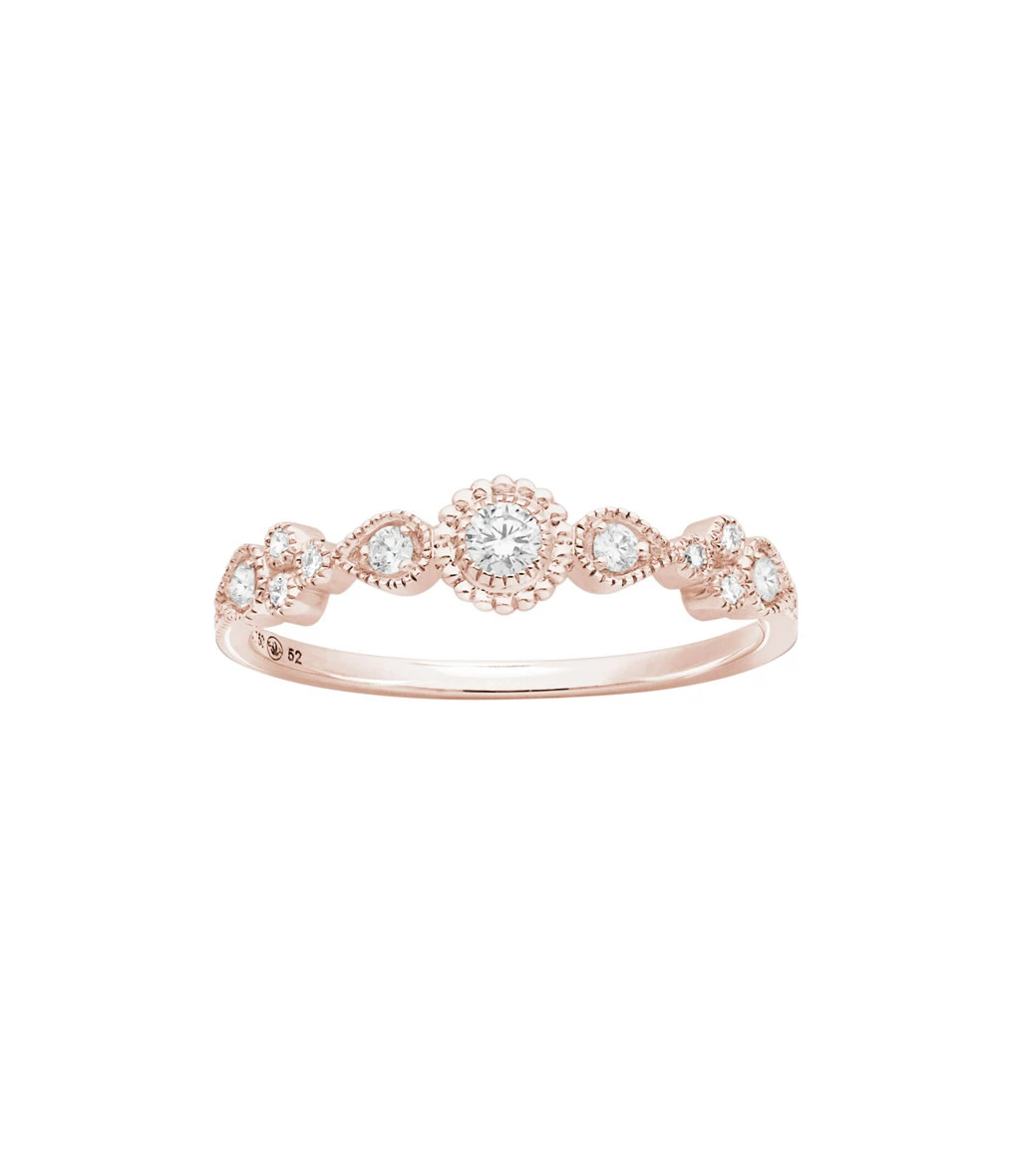 STONE PARIS Bague Simple Swan Or Diamants 7 STONE PARIS Bague Simple Swan Or Diamants – Image 5