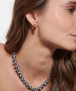 Timeless Pearly Créoles Mix & Match Cœur Doré -Boutique Gigi Clozeau timel look20230104 282