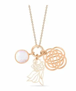 Ginette NY Sautoir Charms Or Rose, Collection Twenty