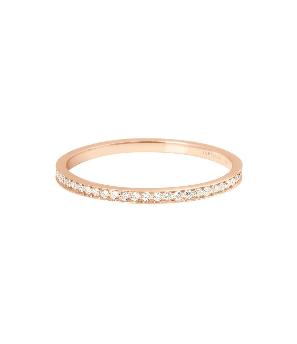VANRYCKE Bague Officiel Diamants Or Rose 3 VANRYCKE Bague Officiel Diamants Or Rose