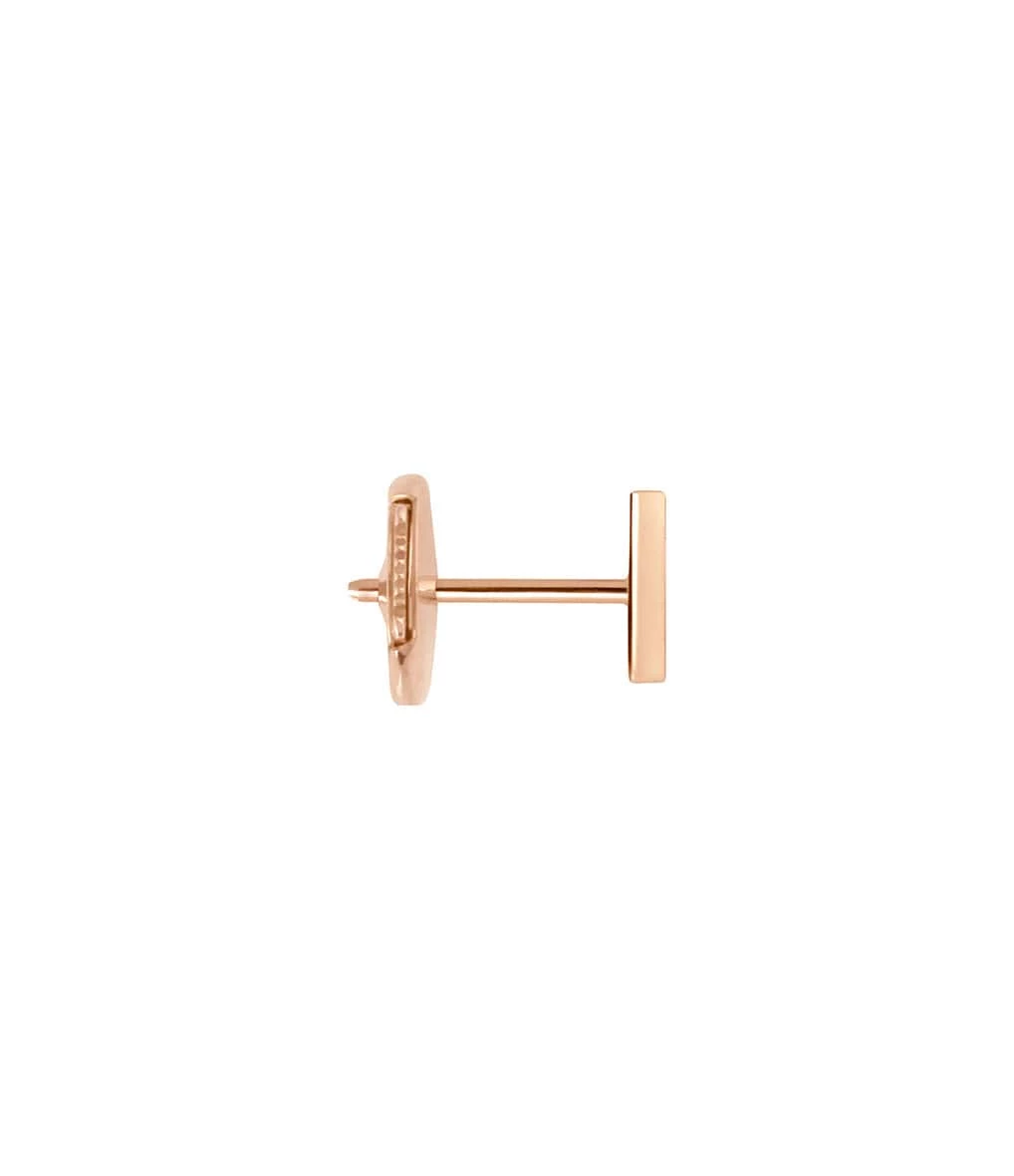 VANRYCKE Boucle D'oreille Medellin PM Diamants Or Rose (vendue à L'unité) 4 VANRYCKE Boucle D'oreille Medellin PM Diamants Or Rose (vendue à L'unité) – Image 2