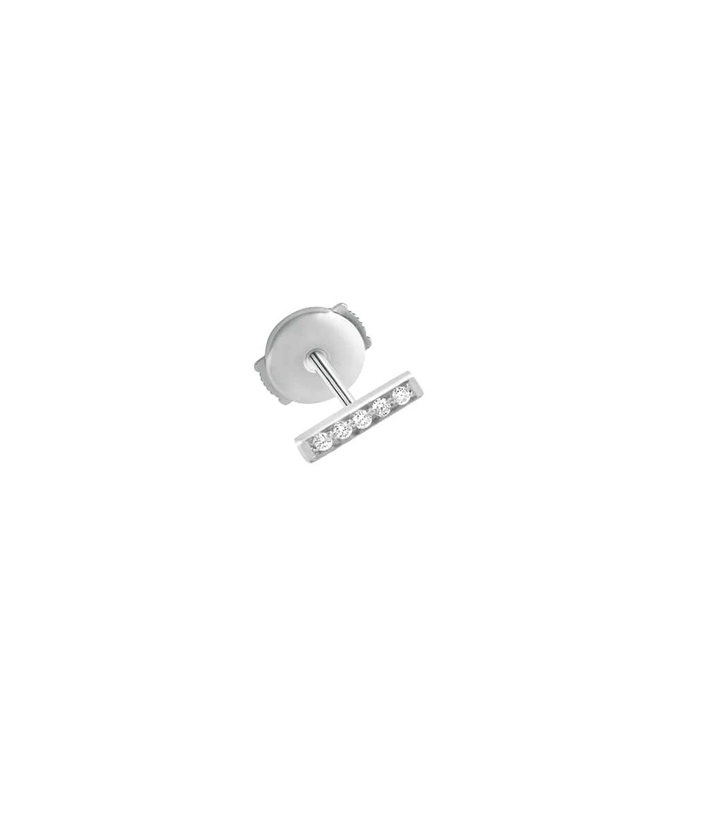 VANRYCKE Boucle D'oreille Medellin PM Diamants Or Blanc (vendue à L'unité) 3 VANRYCKE Boucle D'oreille Medellin PM Diamants Or Blanc (vendue à L'unité)