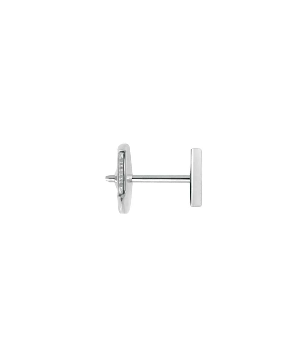 VANRYCKE Boucle D'oreille Medellin PM Diamants Or Blanc (vendue à L'unité) 4 VANRYCKE Boucle D'oreille Medellin PM Diamants Or Blanc (vendue à L'unité) – Image 2