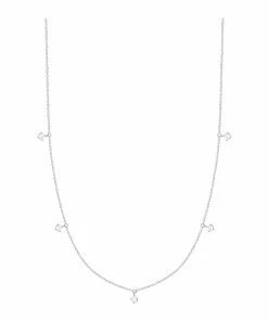 VANRYCKE Collier Stardust 5 Diamants Or Blanc