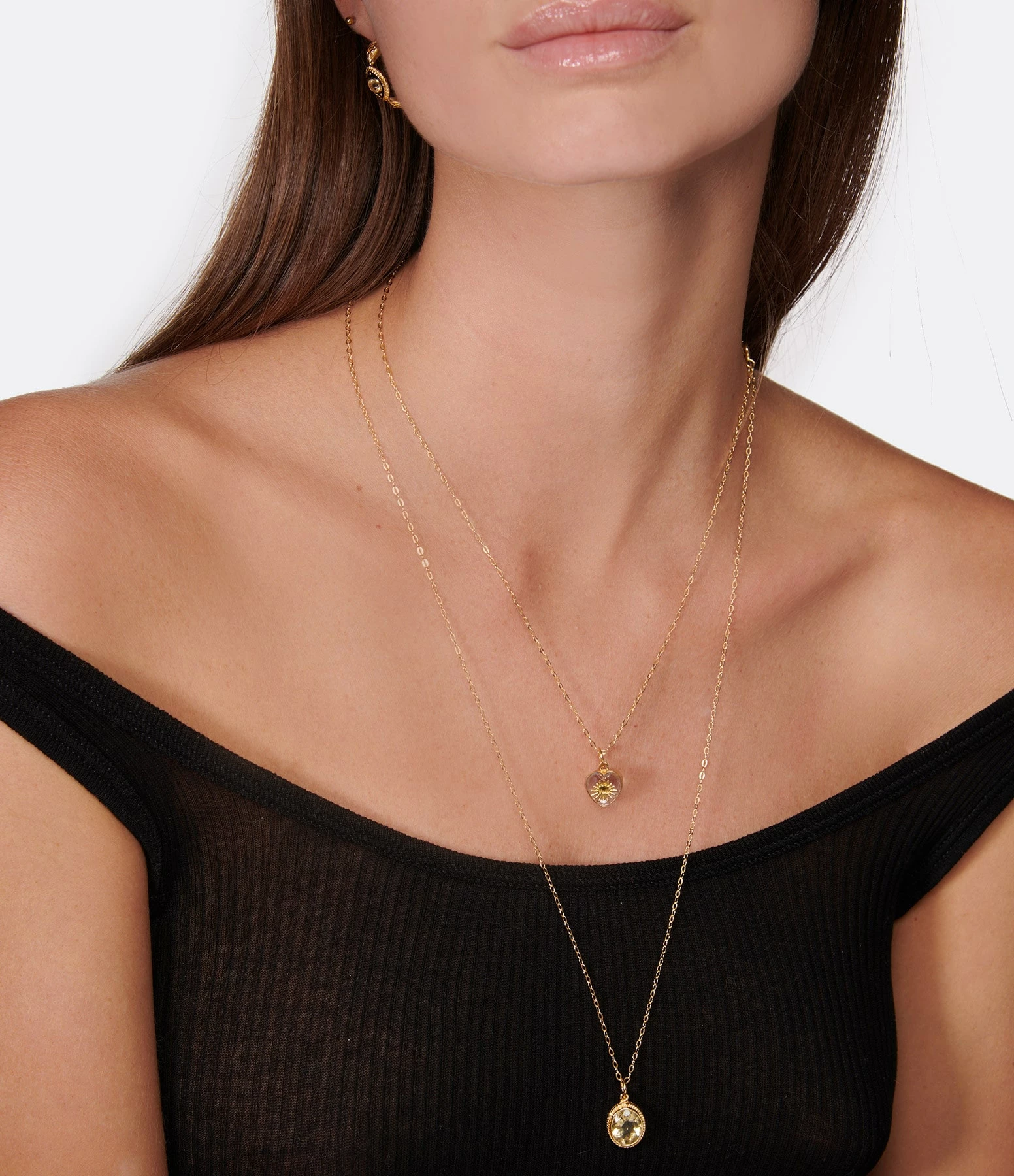 VADI JEWELS Collier Mini Cœur Cristal 5 VADI JEWELS Collier Mini Cœur Cristal – Image 3