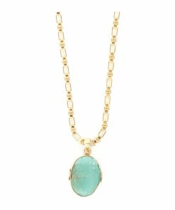 VADI JEWELS Collier Scarabée Turquoise