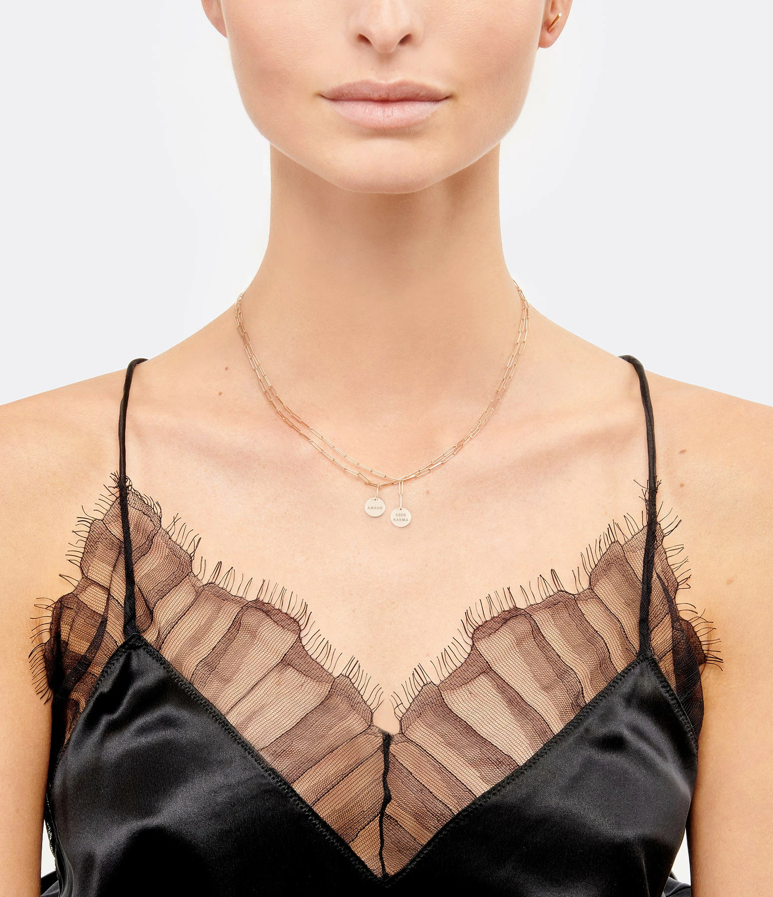 VANRYCKE Collier Shaman Talisman Amour Or Rose – Image 4