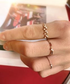 VANRYCKE Bague Stardust Diamant Or Rose 11 VANRYCKE Bague Stardust Diamant Or Rose -Boutique Gigi Clozeau vanry look20221117 4